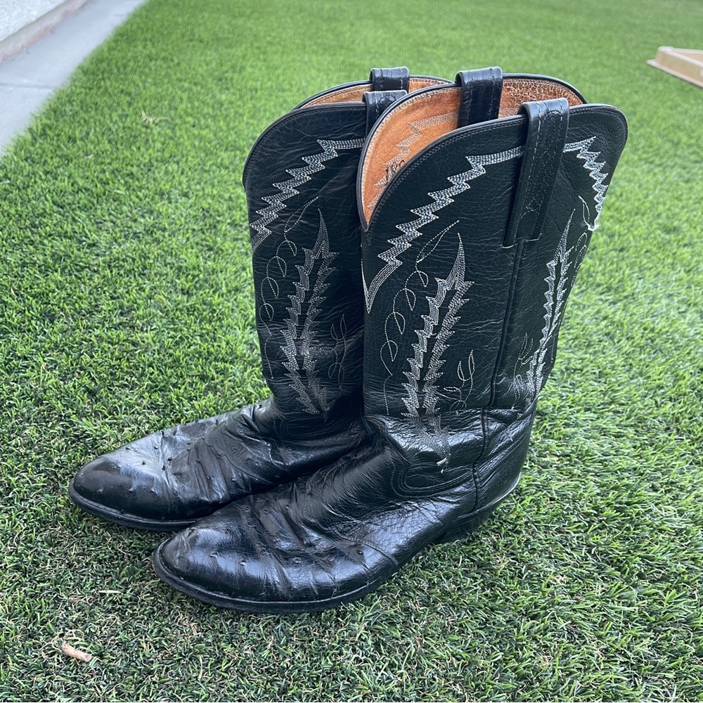 Lucchese black boots